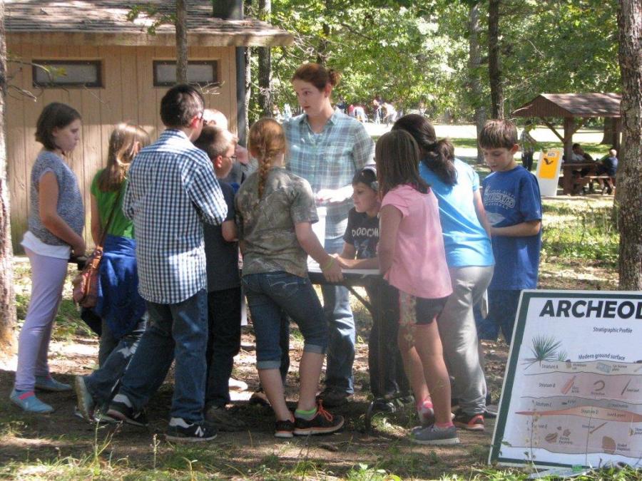 Carter County Eco Day archeology station